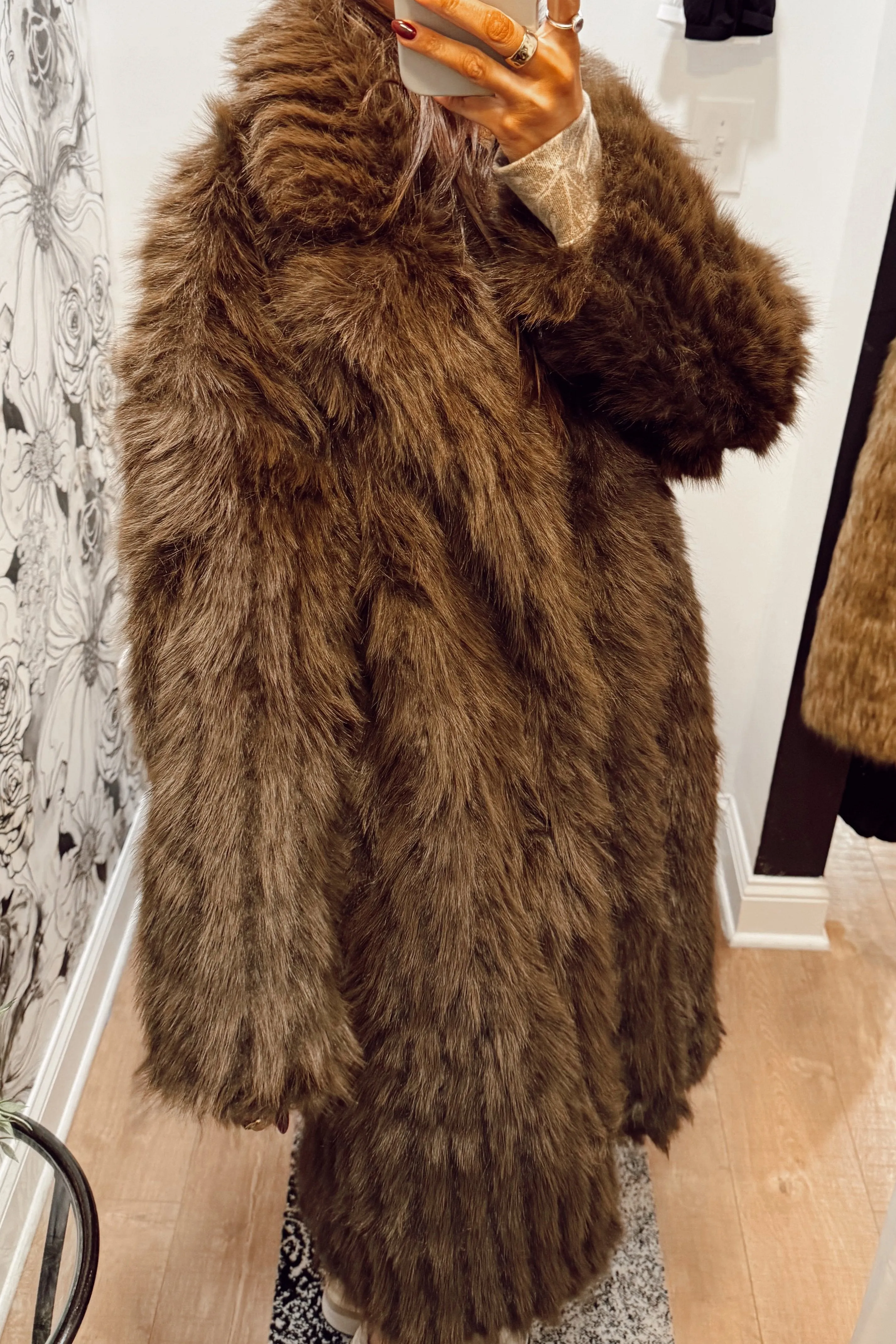 Teddy Faux Mink Coat