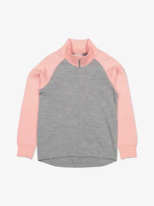 Terry Merino Kids Thermal  Zip Top