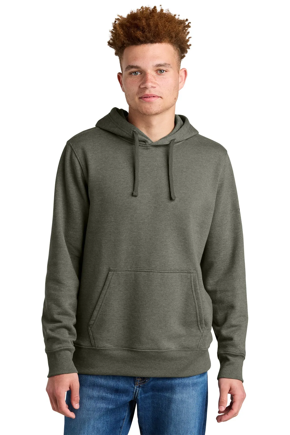 The North Face Sleeve Logo Pullover Custom Hoodies, New Taupe Green Heather