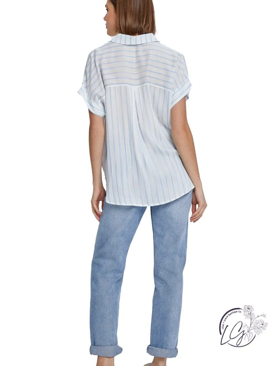 Urban Chic Jacquard Stripes Top