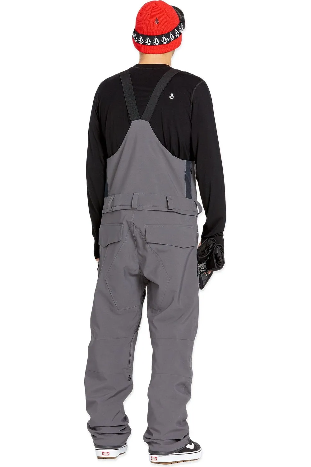 Volcom Roan Bib Overall Charcoal