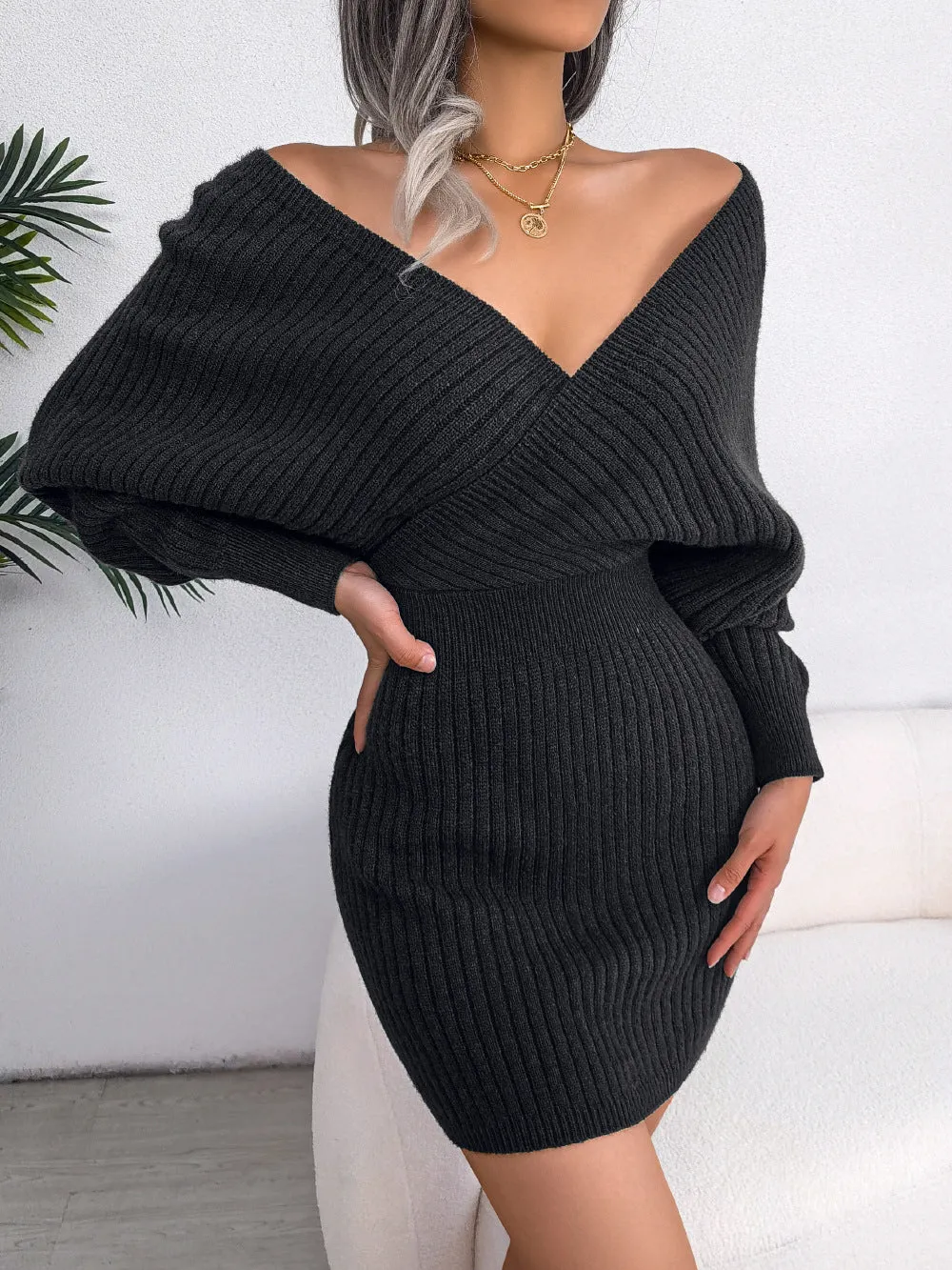 Wishing on Fall Bodycon Sweater Dress | Womens Jumper Dress  | Spring Sweater Dress