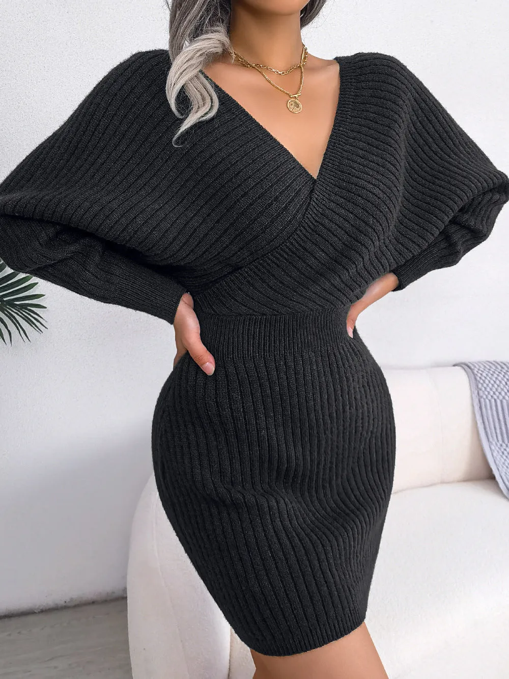 Wishing on Fall Bodycon Sweater Dress | Womens Jumper Dress  | Spring Sweater Dress