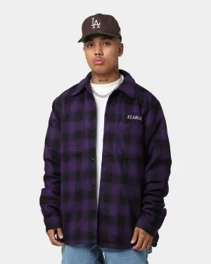 X-Large Rip Jacket Black/Purple